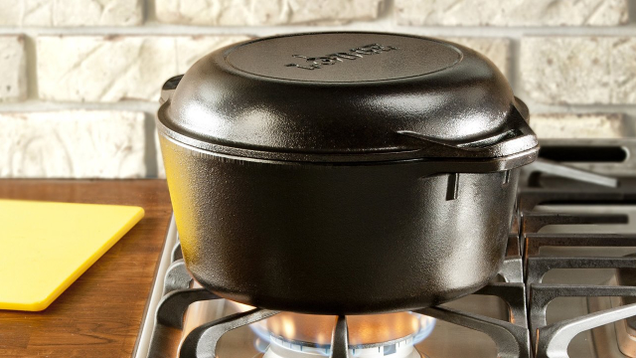 Lodge Double Dutch Oven | $32 | Amazon